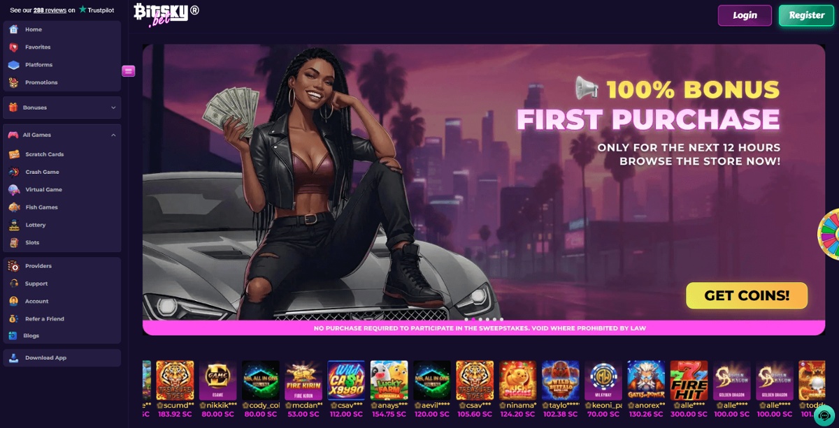 BitskyBet Ethereum casino